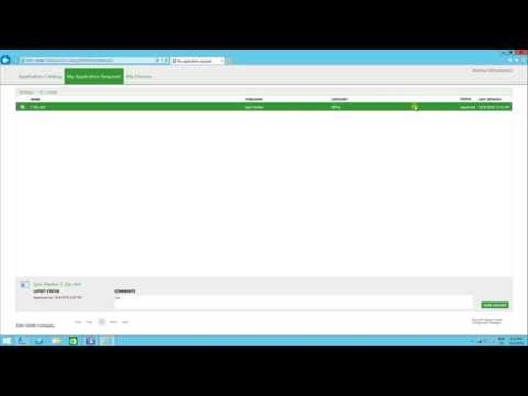 SCCM CB 1606 - Application approval request workflow with Application catalog website point