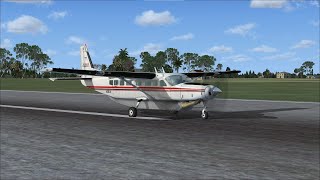 FSX - Cessna 208B Grand Caravan - Landing #swiss001landing