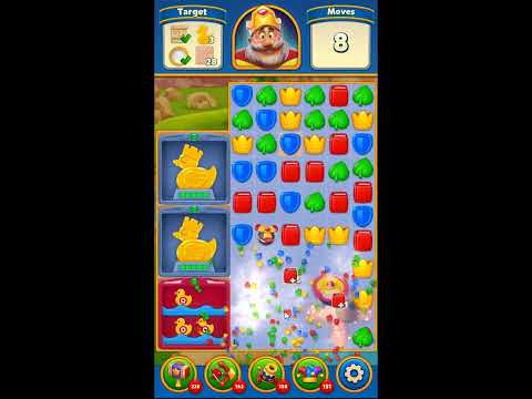 Royal Match Level 3648 - NO BOOSTERS GAMEPLAY 👑 | SKILLGAMING ✔️