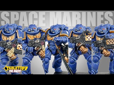 How To Paint Space Marines as Ultramarines for Warhammer 40,000
