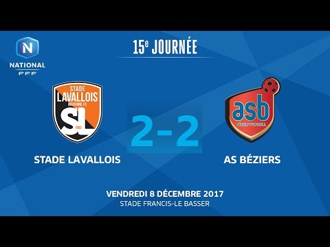 Vendredi 08/12/2017 à 19h45 - Stade Lavallois - AS Béziers - J15