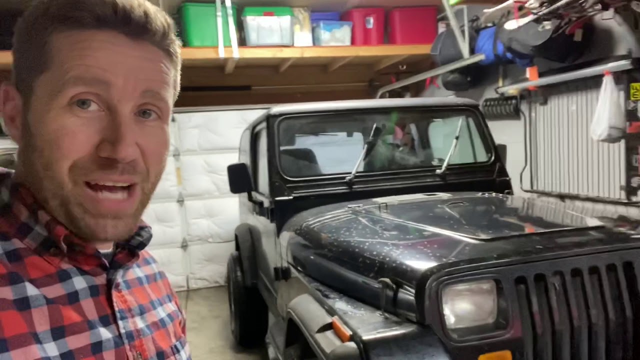 We bought a 1991 Jeep Wrangler YJ!