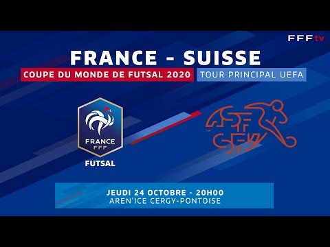 Equipe de France Futsal | FRANCE - SUISSE, jeudi 24 octobre, 20h