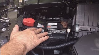Clean and Service Honda Battery - 2012 thru 2016 Honda CRV