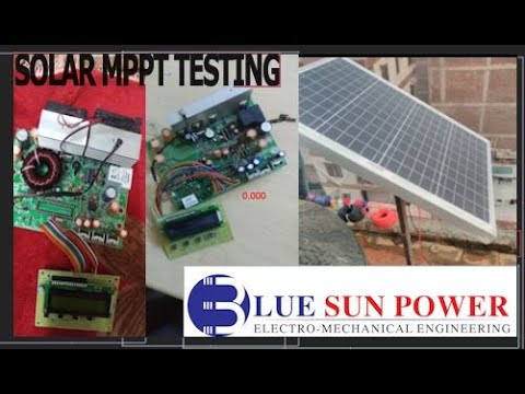 SOLAR MPPT TESTING, TRUE MPPT WITH PERTURB AND OBSERVE ALGORITHM. THANK YOU FOR WATCHING THE VIDEO.