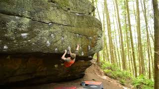 Video thumbnail of Raging Bull, 8A. Churnet