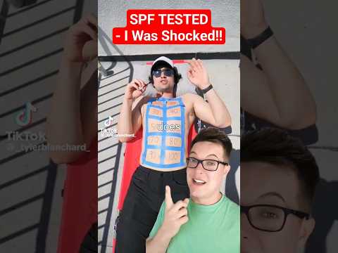 ❌ DOES SPF MATTER - New Testing #shorts