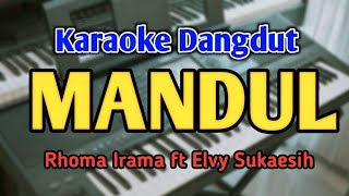 Download lagu MANDUL - KARAOKE || DUET || Rhoma Irama ft Elvy Sukaesih || Audio HQ || Live Keyboard mp3