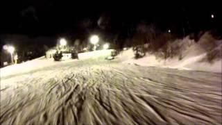 preview picture of video 'Night Skiing at Blue Mountain - February 18, 2014 filmed with GoPro'