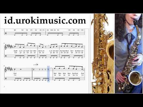 Cara Bermain Saksofon (Tenor) Virgoun - Surat Cinta Untuk Starla Tutorial Tab Bagian 2 um-i592