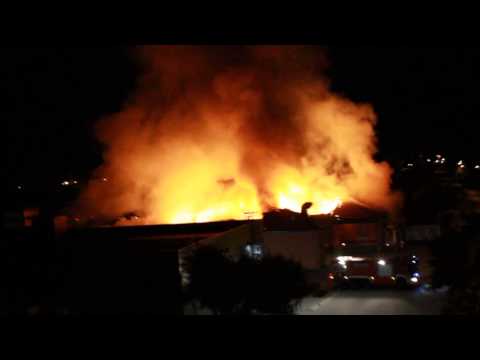 Netto w połomieniach! Pyskowice 19.07.2013