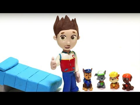 Ryder needs Paw patrol friends 💕 Play Doh Stop motion videos for children