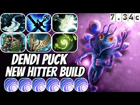 Dendi Mid Puck - Dota 2 Pro Immortal Puck Gameplay 7.34c