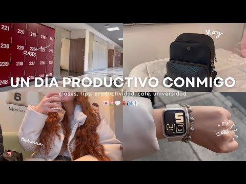 UN DÍA CONMIGO EN LA UNIVERSIDAD 🍂| Productividad, tips, clases, MedStudent, rutina, café