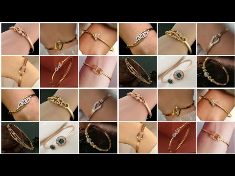 Latest and Beautiful Gold Bangle Bracelet Designs for Women ||Daily wear gold bracelet design 2025