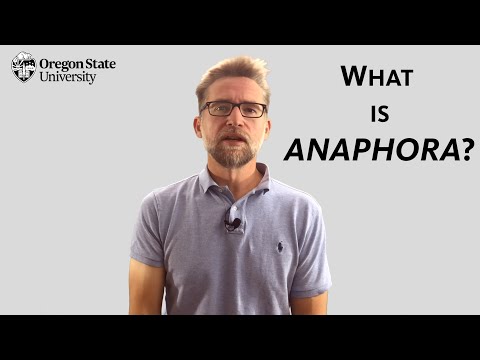 image-What is Anaphoric and examples?