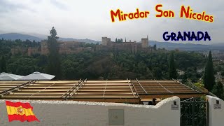 🍃 Walking Granada/ Spain/ calle Elvira/😎Mirador San Nicolas