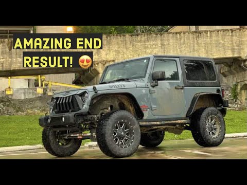 Installing Custom Fender Flares on our JEEP WRANGLER Project!