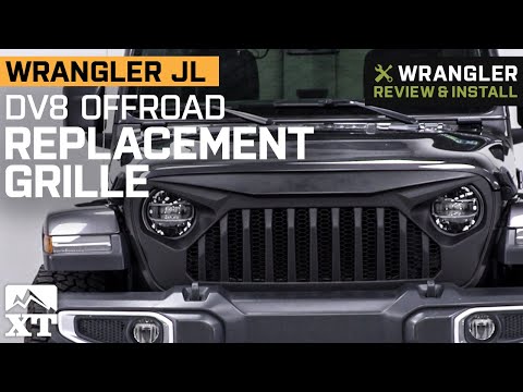 Jeep Wrangler JL DV8 Offroad Replacement Grille Review & Install