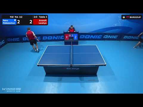 12:00 Petro Pidleteichuk - Anatolii Levshyn 13.09.2023 TT Euro.Cup Ukraine Master. Table 3