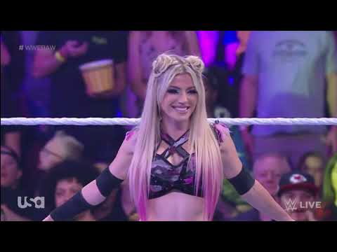 Wwe Raw 6/13/22 Alexa Bliss & Liv Morgan vs Doudrop & Nikki ASH mitb qualifying match