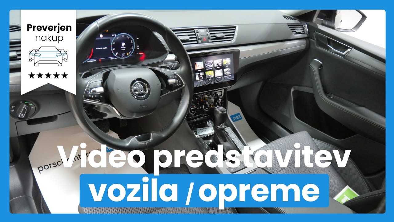 Škoda Superb 2.0 TDI Style DSG - DIG.ŠTEVCI - MEMORY - KAMERA