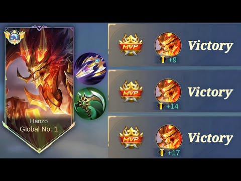 Top 1 Hanzo best build for crazy winstreaks | TOBI MLBB