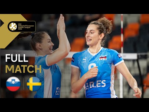 Full Match | Slovenia vs. Sweden - CEV Volleyball European Golden League 2024
