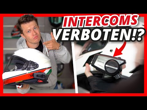 HANDS-FREE DEVICES ON MOTORCYCLE HELMETS FORBIDDEN!? ⛑️🚫 What you need to know about external int...