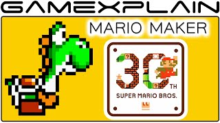 Yoshi in Mario Maker?! Tour of Mario's 30th Anniversary Website