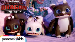 Download the video "Surprise Visitors in New Berk  | HOW TO TRAIN YOUR DRAGON - HOMECOMING"