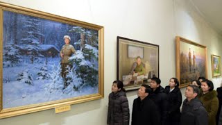 preview picture of video 'Landscape Painting and Handicraft Exhibition Opens in Pyongyang'