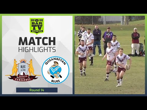 Queanbeyan Kangaroos v Queanbeyan Blues - Round 14 Highlights | Canberra Region Rugby League 2022