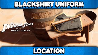 Indiana Jones and the Great Circle - How to Get the Blackshirt Uniform Disguise and Blackshirt Key