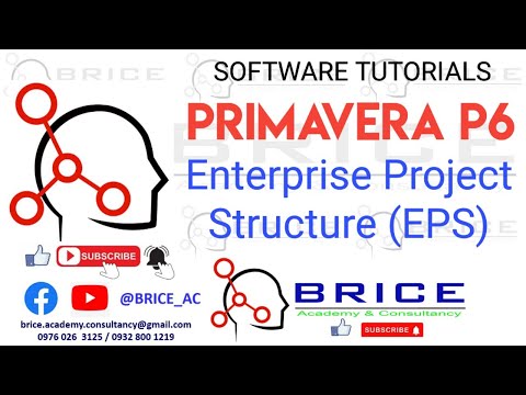 PRIMAVERA P6 EPS ENTERPRISE PROJECT STRUCTURE : P6 Lesson 3.1 EPS