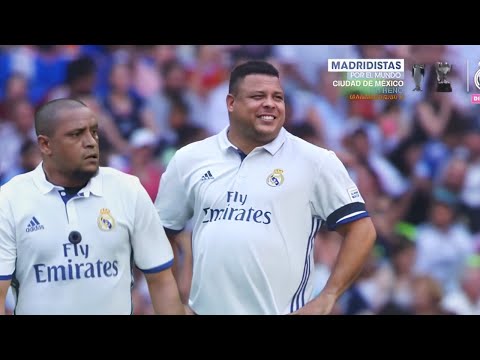 140kg Ronaldo Phenomenon, R. Carlos & Luis Figo Show vs Roma