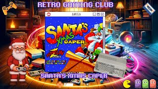 Santa’s Xmas Caper | Amiga | Review & Gameplay | Festive Platformer Fun!