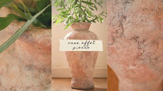 DIY || Vase effet pierre antique | Aged stone vase (eng.sub)