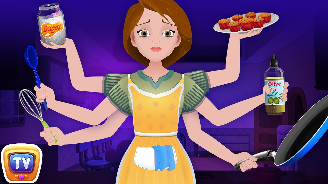 The Hardworking Mother - Good Habits Bedtime Stories & Moral Stories for Kids - ChuChu TV