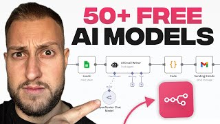 How to Create FREE AI Agents With No Code in n8n (50+ FREE AI Models)