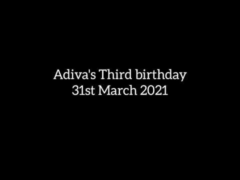 Adiva's 3rd birthday birthday 🎈❤️