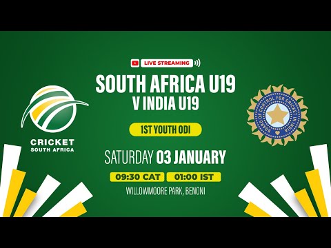 South Africa U19 vs India U19 - 1st YODI