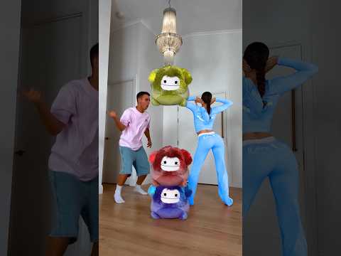 VIRAL YOGA DANCE TREND with falling body parts! 🔥💃 #shorts #dance