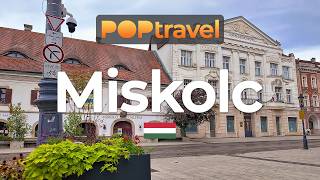 MISKOLC, Hungary - Rainy Afternoon Walking Tour - 4K