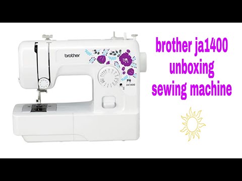 brother JA1400 sewing machine unboxing/brother sewing machine#brotherja1400#sewingmachinebest