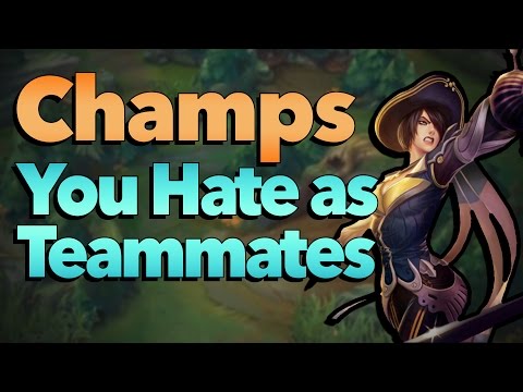 Top 10 Champions You Hate to Have on Your Team in Solo Queue in League of Legends