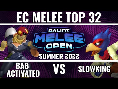 Bab Activated (Captain Falcon) vs Slowking (Falco) - East Coast Melee Top 32 - GMO Summer '22
