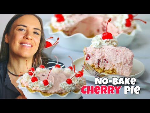 No Bake Cherry Pie | Easy Icebox Pie Recipe