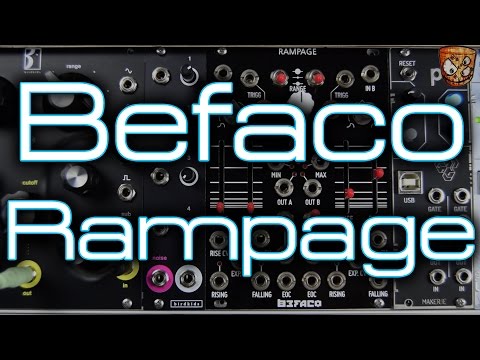 Befaco Rampage Function/Envelope Generator, LFO, VCO, Slew Gen, Comparator, and much more! image 2