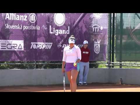 EMPIRE Slovak Open 2014: singles, 2nd round, Danka Kovinic -  Petra Martic 6:3, 6:2